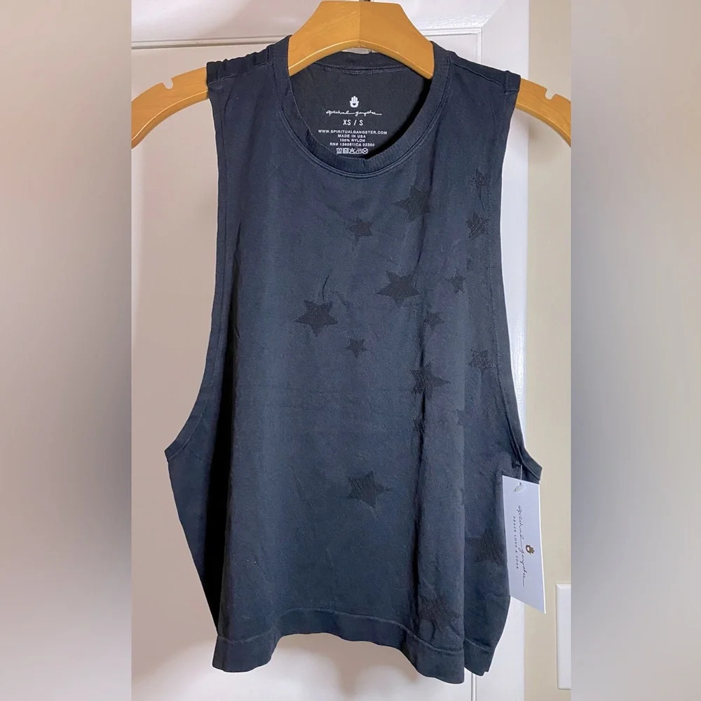 Spiritual Gangster Black Star Tank Top